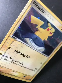 Pikachu 12/17 POP 5 Pokemon holo rare card MP - Image 5