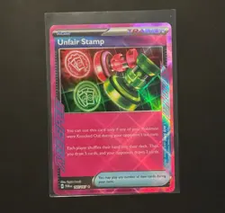 Unfair Stamp 165/167 Ace Spec Rare Twilight Masquerade Pokemon Card MINT - Image 1