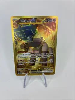 Pokemon TCG Ting-Lu EX Hyper Rare Card Scarlet & Violet Paldea Evolved 275/193 - Image 1