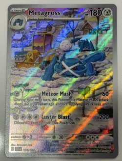 Metagross 178/162 Illustration Rare Holo Temporal Forces NM Pokemon Card - Image 3