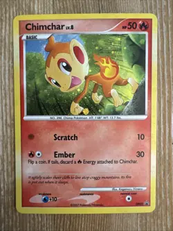 Chimchar - DP02 - Pokemon Promo Diamond & Pearl Ultra Rare Card LP - Image 1