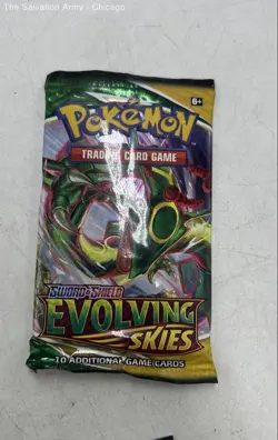 Pokemon Evolving Skies Fusion Strike TCG Trading Cards Lot Of 6 Packs Ages 6+ - Image 4