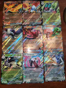 9 Card Pokemon TCG Lot All ex Double Rare exact Cards shown in photos - Image 1
