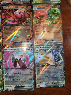 9 Card Pokemon TCG Lot All ex Double Rare exact Cards shown in photos - Image 4