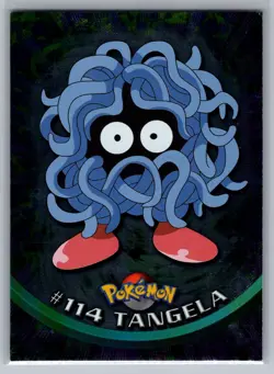 Tangela #114 Topps Pokemon Card - Foil - Blue Logo - LP - Image 1