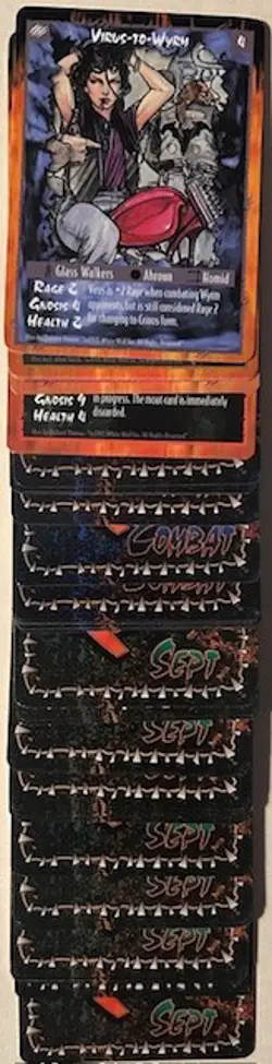 Rage The Werewolf CCG Card Game Lot 1995, 35 Different Cards (Set 2) - Image 2