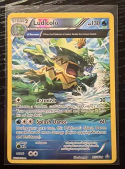 Ludicolo (Alpha) 37/160 Reverse Holo Rare XY Primal Clash Pokemon Card NM - Image 1