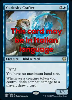 MTG CURIOSITY CRAFTER EXC - ARTIGIANA DI CURIOSITA - C21 - MAGIC - Image 1