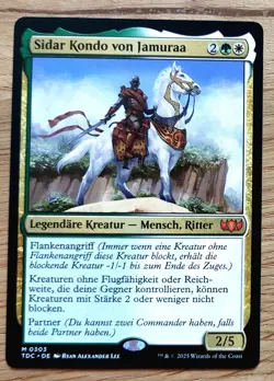 Mtg Magic: Sidar Kondo von Jamuraa, DEUTSCH Nearmint Mythic Legende Unblockbar - Image 1