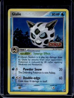 2007 Pokemon EX Power Keepers Glalie Reverse Holo #30/108 - Image 1