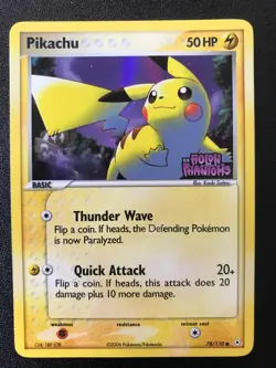 Pikachu 78/110 EX Holon Phantoms set 2006 Pokemon holo card MP - Image 1