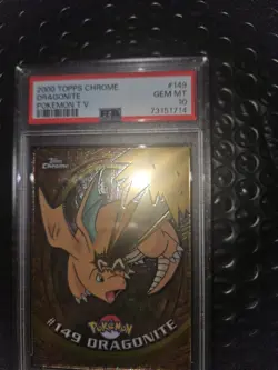 Dragonite PSA 10 Pokemon Topps Chrome - Image 2