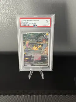 2023 POKEMON MEW EN-151 ILLUSTRATION RARE #173 PIKACHU PSA 9 - Image 1