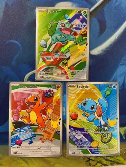 Pokemon TCG: First Partner Illustration Collection - Kanto Set - 037, 038, 039 - Image 1