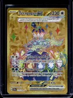 2024 Pokemon Stellar Crown Terapagos ex #173/142 - Image 1
