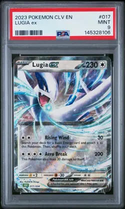 2023 POKEMON CLV-CLASSIC VENUSAUR & LUGIA EX DECK #017 LUGIA EX PSA 9 - Image 1