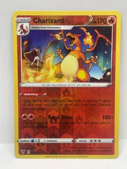 Pokemon TCG Vivid Voltage Charizard Reverse Holo Rare 025/185 LP - Image 1