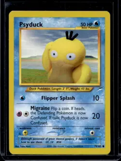 2002 Pokemon Neo Destiny Psyduck #79/105 - Image 1