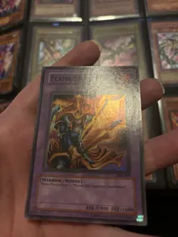 Flame Swordsman LOB-003 Super Rare GLOSSY Yugioh - Image 2