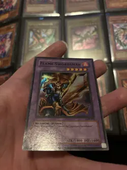 Flame Swordsman LOB-003 Super Rare GLOSSY Yugioh - Image 5