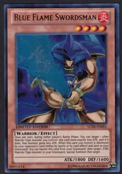 Yugioh Blue Flame Swordsman LC04-EN001 Ultra Rare Limited Ed - LP - Image 1
