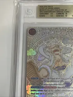 One Piece TCG - Monkey.D.Luffy(SP) (Gold) 3rd Anniversary OP05-119 BGS 9.5 - Image 2