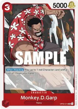 NM-Mint, English One Piece Monkey.D.Garp - OP03-014 - UC Pillars of Strength OP0 - Image 1