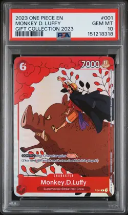 2023 ONE PIECE GIFT COLLECTION 2023 #001 MONKEY D. LUFFY PSA 10 - Image 1