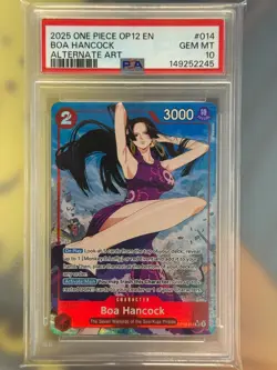 One Piece OP12-014 Boa Hancock Alternate Alt Art PSA10 Legacy Of The Master - Image 1
