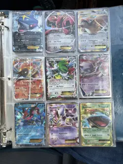 Pokemon EX GX V Card Lot Binder Mewtwo Charizard Blastoise Venusaur Lucario Holo - Image 1