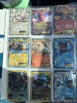 Pokemon EX GX V Card Lot Binder Mewtwo Charizard Blastoise Venusaur Lucario Holo - Image 2