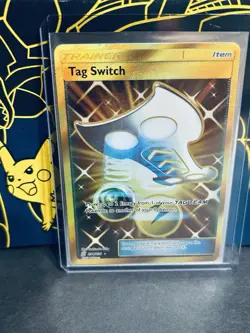 Tag Switch 254/236 Sm-Unified Minds Secret Rare Holo Pokemon Card NM - Image 1