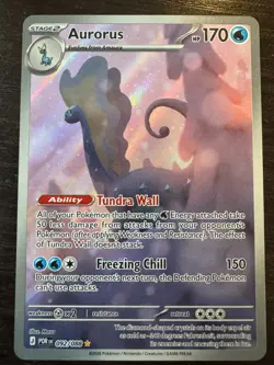 Aurorus ILLUSTRATION RARE 092/088 Pokemon Card Perfect Order - PACK FRESH - Image 1