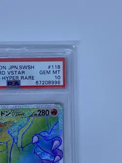 Charizard V star 118/100 Japanese pokemon Card Full Art Hyper Rare PSA 10 - Image 4