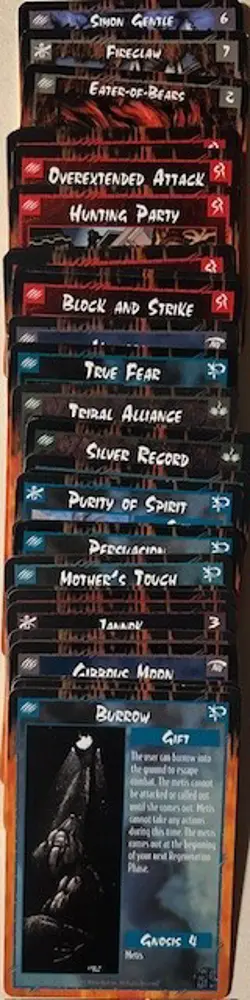 Rage The Werewolf CCG Card Game Lot 1995, 35 Different Cards (Set 5) - Image 1