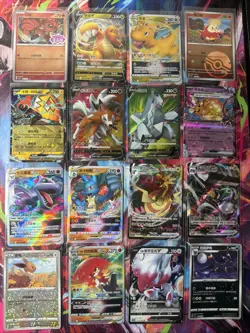 Pokemon 16 Card Lot nm V Max Mega Amazing Ex HOLO Rare Hits Only B8 - Image 1