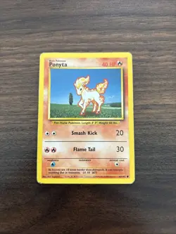 Ponyta Base Set 60/102 Pokemon Card MP - Image 1
