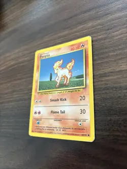 Ponyta Base Set 60/102 Pokemon Card MP - Image 4