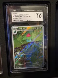 Ivysaur 167/165 Sv2a Pokemon Card 151 CGC 10 Art Rare Holo Japanese - Image 1