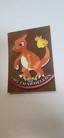 Charmeleon #5 2000 Tv Animation Topps Chrome Holo Pokemon Card. - Image 1