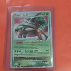Pokemon Torterra LV.X 122/130 Diamond & Pearl Ultra Rare Holo 160 HP Card - Image 1