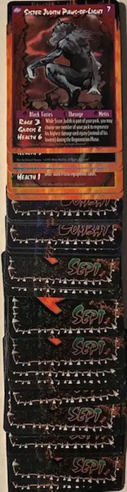 Rage The Werewolf CCG Card Game Lot 1995, 35 Different Cards (Set 4) - Image 2