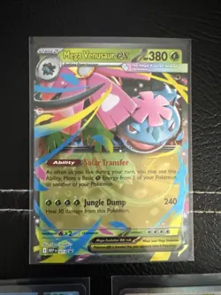 MEGA VENUSAUR Abomasnow Lopunny EX Pokemon Holo Foil Phantasmal Flames Cards - Image 2
