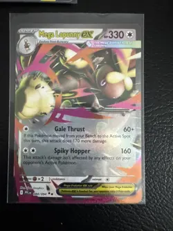 MEGA VENUSAUR Abomasnow Lopunny EX Pokemon Holo Foil Phantasmal Flames Cards - Image 4