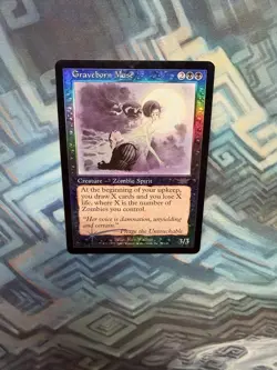 MTG Foil Graveborn Muse EX/LP+ Legions - Image 3