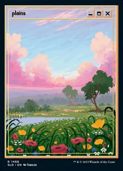 1 x Plains (1468) - Foil - Secret Lair - NM-Mint - MTG - Image 1