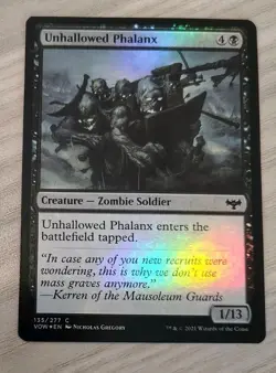 Unhallowed Phalanx FOIL 135/277 Innistrad: Crimson Vow MTG Magic The Gathering - Image 1