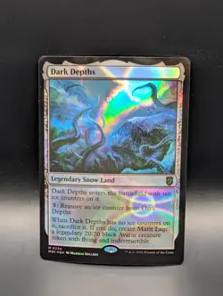 MTG - Dark Depths - RIPPLE FOIL - Legendary Snow Land - M3C #334 - Mythic - Image 1