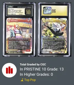 Magic MTG Gwen Stacy (0202) (Borderless) Spider-Man Non-Foil CGC Pristine 10 - Image 3