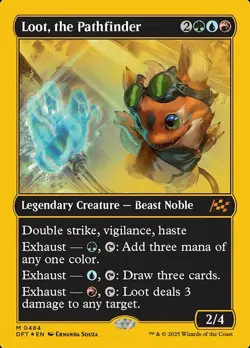 MTG Loot, the Pathfinder - First-Place Foil, NM-Mint, English Aetherdrift - Image 1